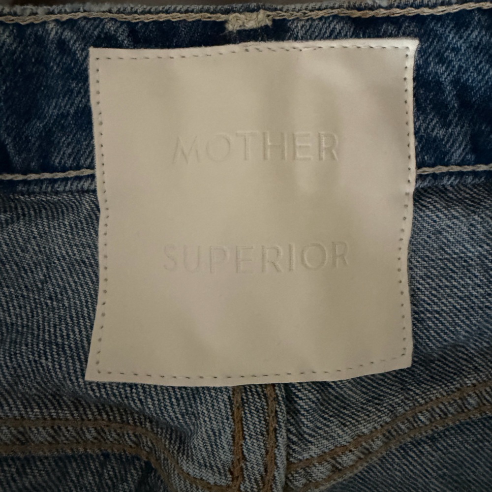 MOTHER Light Blue High-Rise Wide Leg Jeans - Picture 7 of 11
